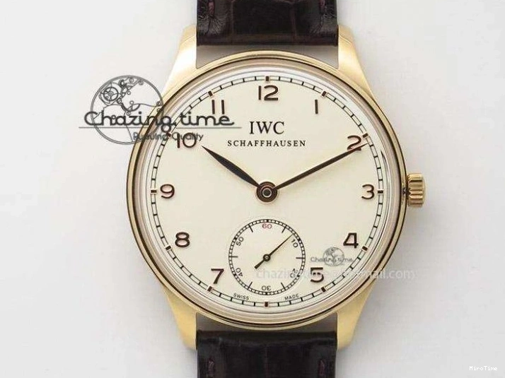 MIROTIME 0714 Popular Portuguese Flying Tourbillon SS Gray Dial 2 Sub Dials on Black Leather Strap 7159